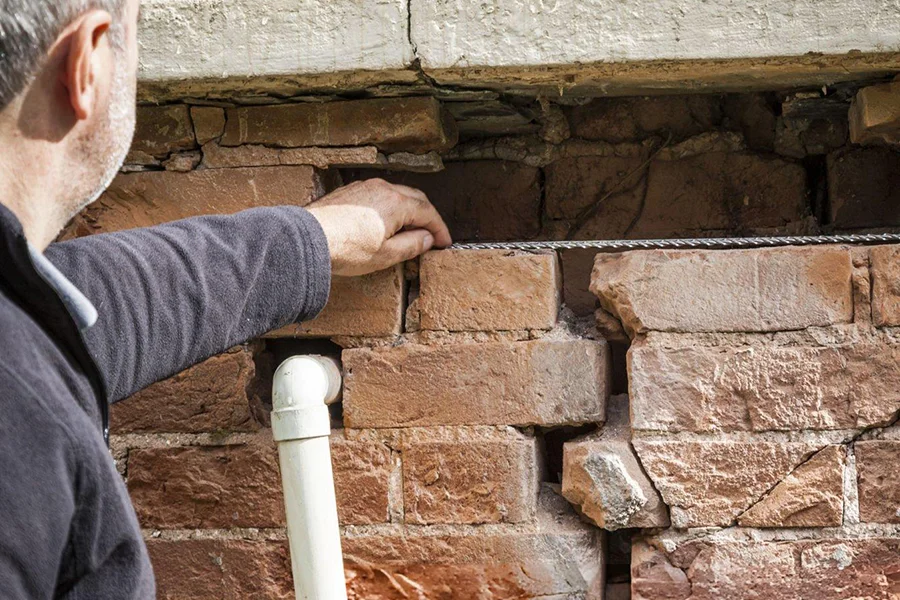 Cracked Wall Structural Repair Alexandria VA