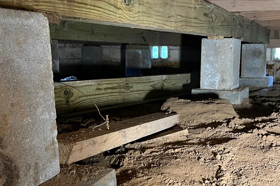 Pier and Beam or Block and Base Foundation Repair Alexandria VA